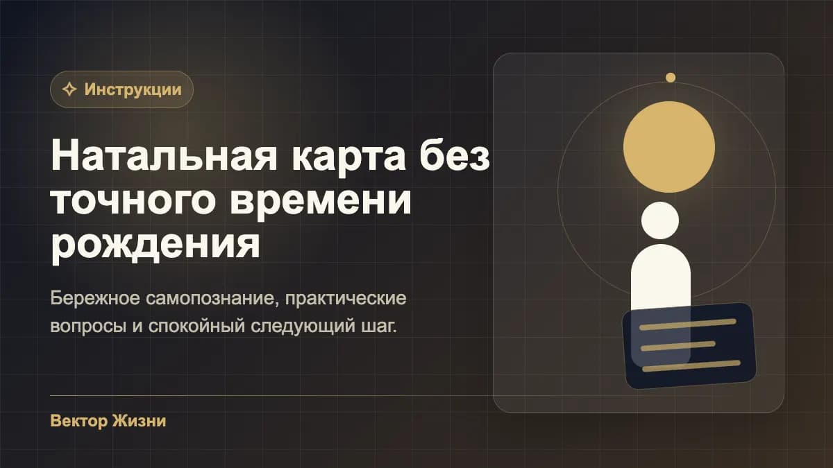 Иллюстрация к статье «Натальная карта без точного времени рождения»