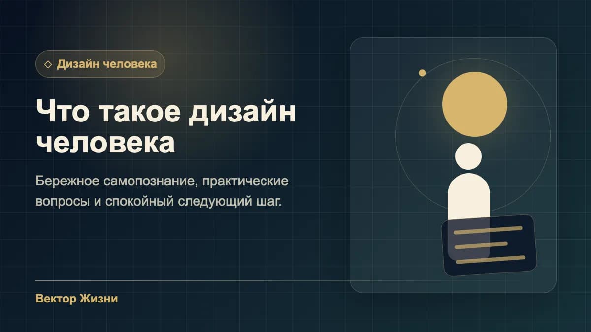 Иллюстрация к статье «Что такое дизайн человека»