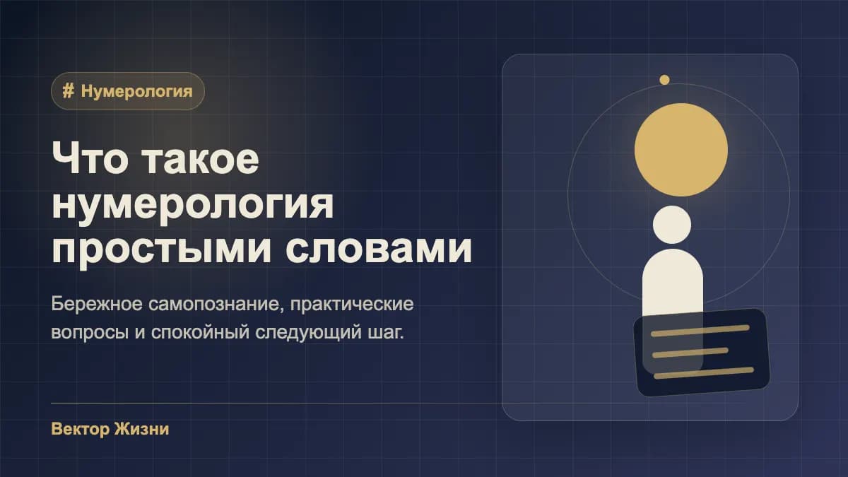 Иллюстрация к статье «Что такое нумерология простыми словами»