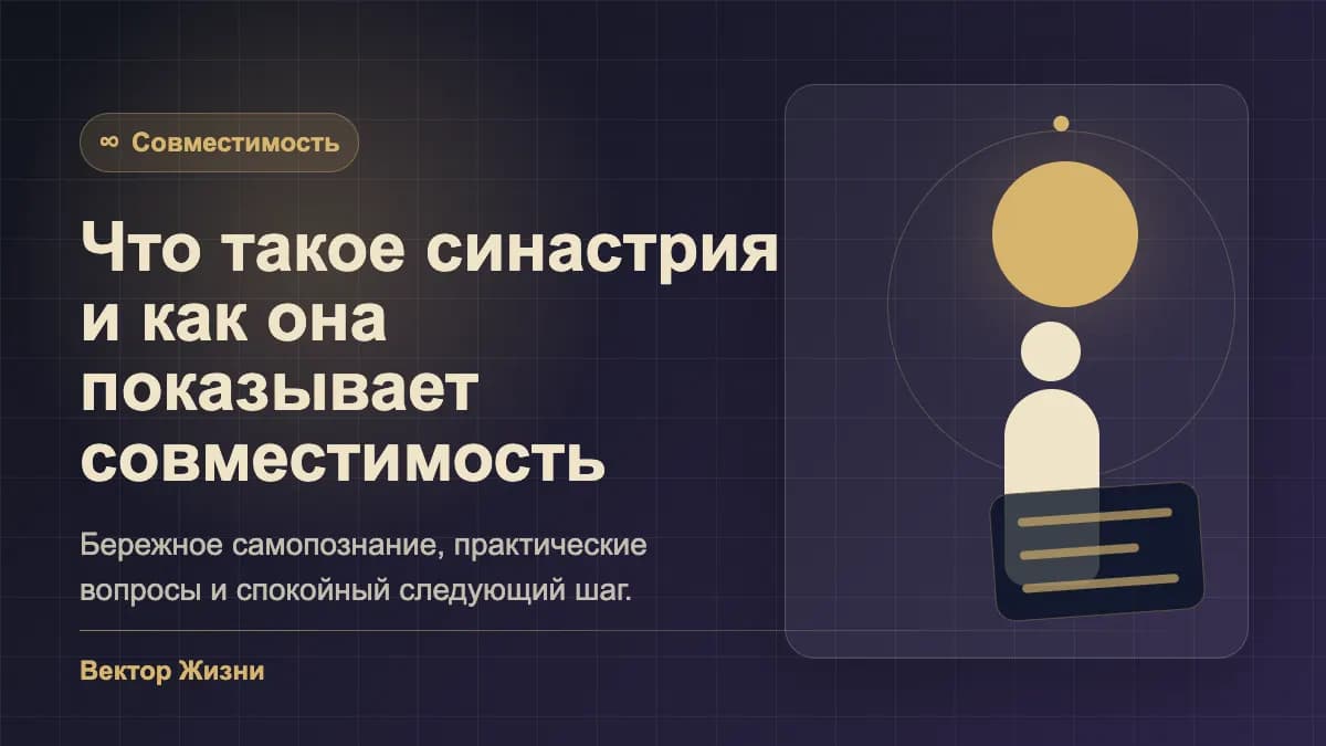 Иллюстрация к статье «Что такое синастрия и как она показывает совместимость»